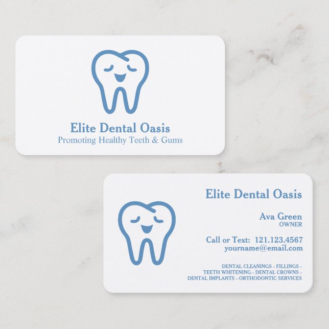 Dental Care Business Card (Front/Back)