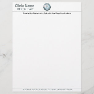Dental Care Customised Letterhead