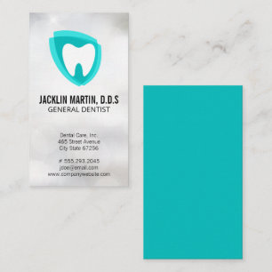Dental Care Tooth Logo Business Card