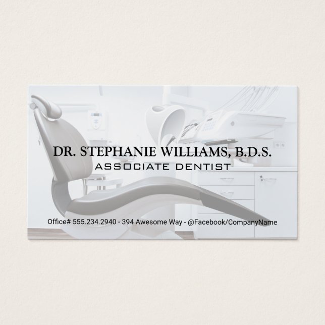 Dental Chair | Tooth Logo (Front)