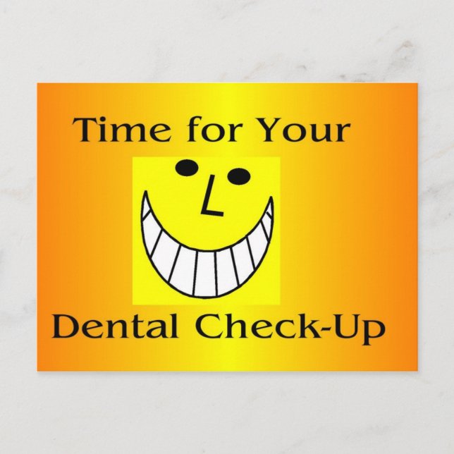 Dental CheckUp Postcard (Front)
