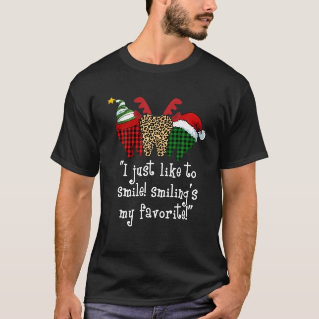 Dental Christmas - Dental Crew - Cute Tooth/Teeth T-Shirt (Front)
