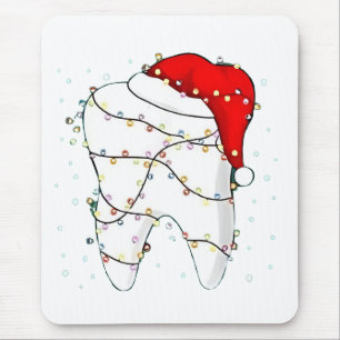 Dental Christmas Dunny Dentist Holiday Mouse Pad