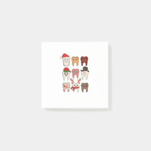 Dental Christmas Funny Dentist Holiday Post-it Notes