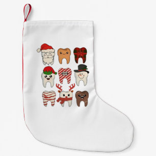 Dental Christmas Funny Dentist Holiday Small Christmas Stocking
