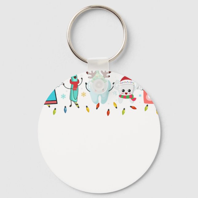 dental christmas key ring (Front)