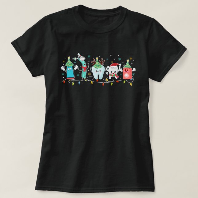 dental christmas T-Shirt (Design Front)