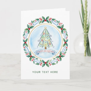 Dental Christmas Tree Dentist Christmas Holiday Card