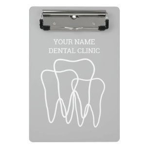 Dental clinic dentistry mini clipboard for dentist