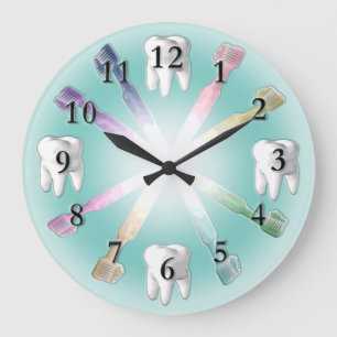 Dental Clock with Changeable Background Colour