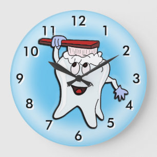 Dental Clock with Changeable Background Colour