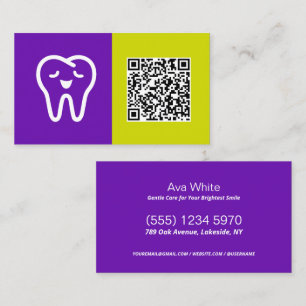 Dental Custom QR Business Card