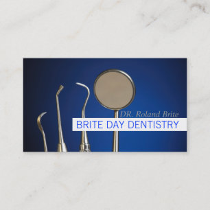 Dental Dentist Dentistry Doctor Teeth Smile Business Card