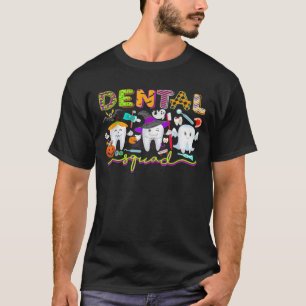 Dental Dentist Halloween Boos Crew Funny Costume15 T-Shirt