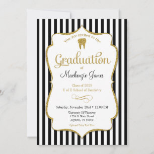 Dental Dentist Hygienist Graduation Announcement