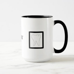 Dental Design, Tooth and Toothbrush Mug