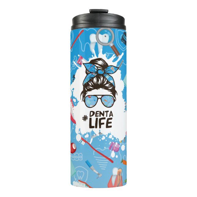 Dental Diva Life Thermal Tumbler (Front)
