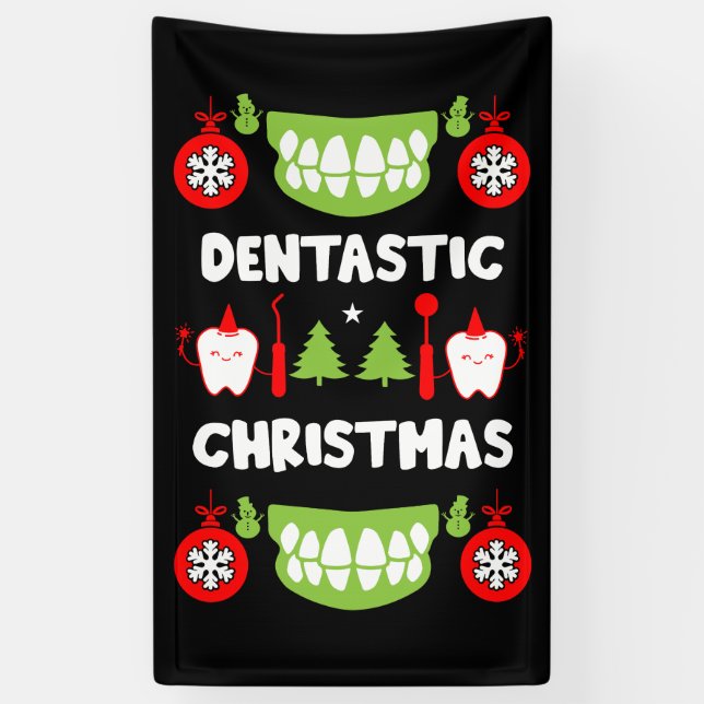 Dental Doctor Xmas Banner (Vertical)