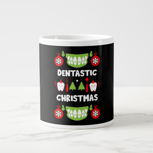 Dental Doctor Xmas Large Coffee Mug (Front)