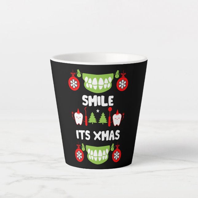 Dental Doctor Xmas Latte Mug (Front)