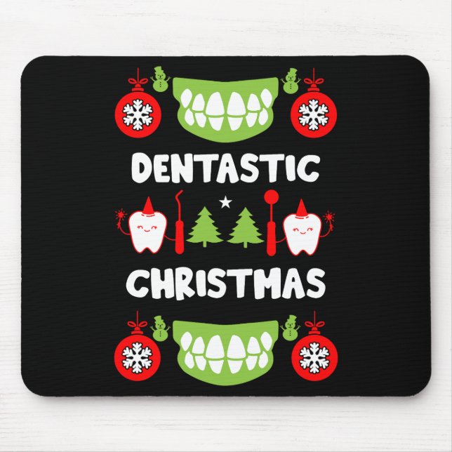 Dental Doctor Xmas Mouse Pad (Front)