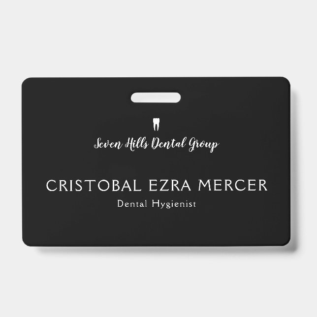 Dental Employee ID Badge (Front)