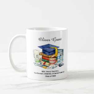 🎓Dental Graduate  Custom Name & Degree Coffee Mug