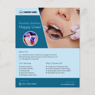 Dental Hospital Custom Flyer