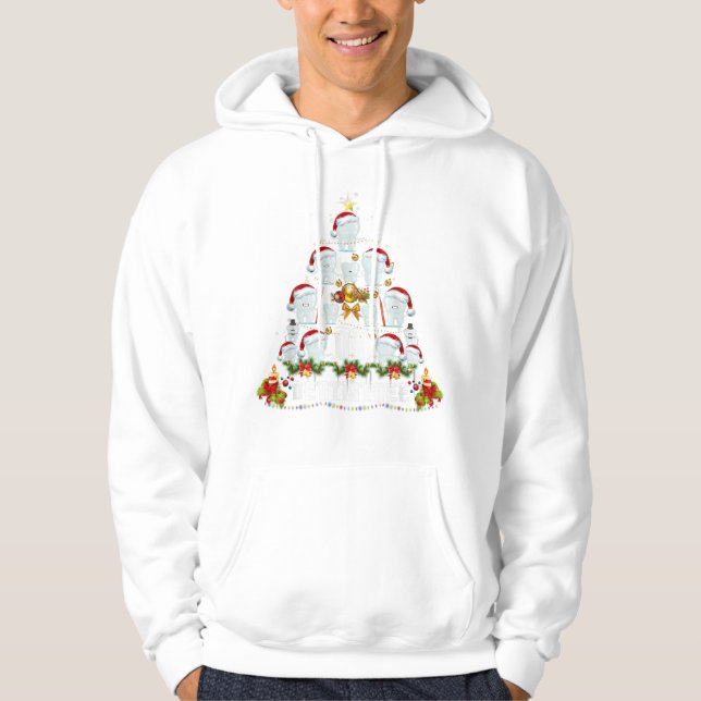 Dental Hygiene Oh Dentistree Tooth Xmas Hoodie (Front)