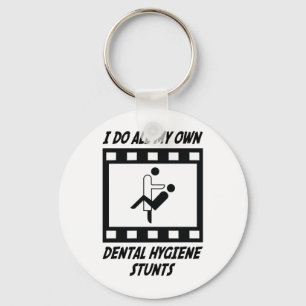 Dental Hygiene Stunts Key Ring