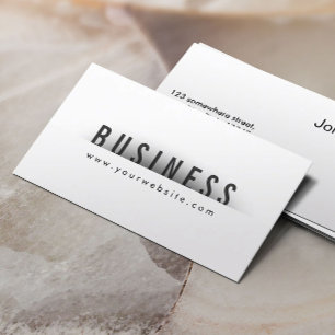 Dental Hygienist Bold Text Minimalism Business Card