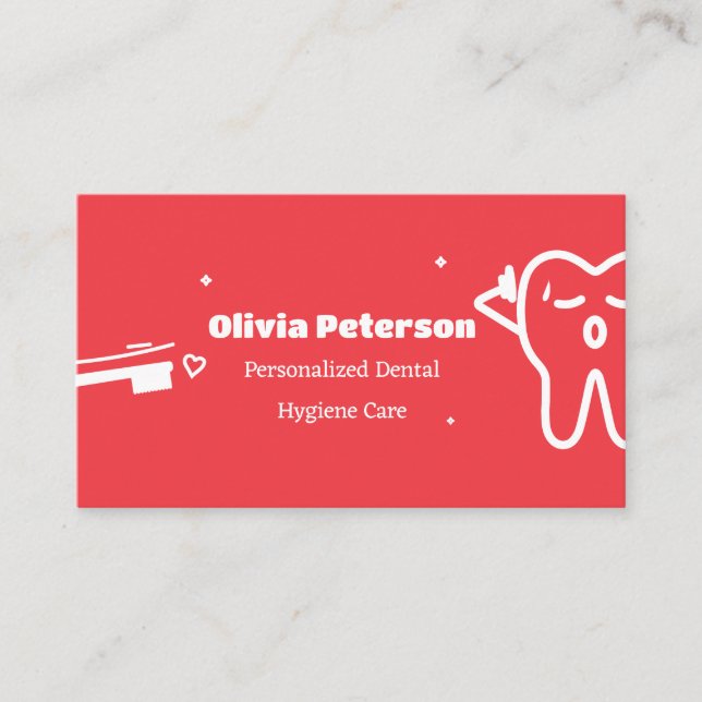 Dental Hygienist Business Card (Front)