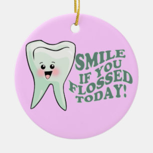 Dental Hygienist Ceramic Ornament
