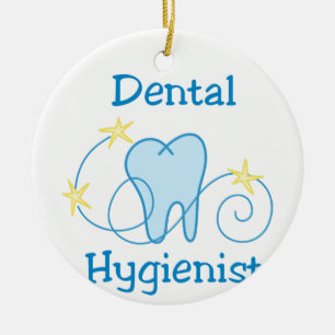 Dental Hygienist Ceramic Ornament