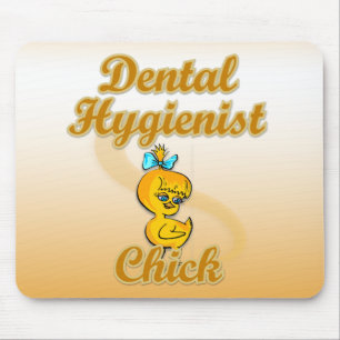 Dental Hygienist Chick Mouse Pad