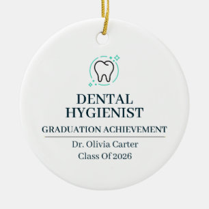 Dental Hygienist Custom Name Since Year Ceramic Ornament