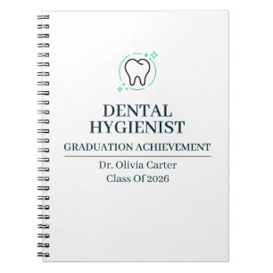 Dental Hygienist Custom Name Since Year Notebook