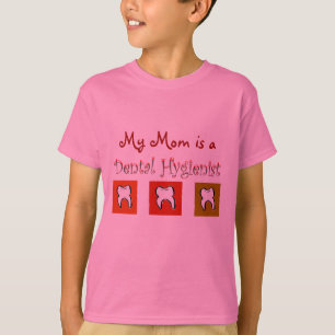 Dental Hygienist Gifts, 3 Teeth Design T-Shirt