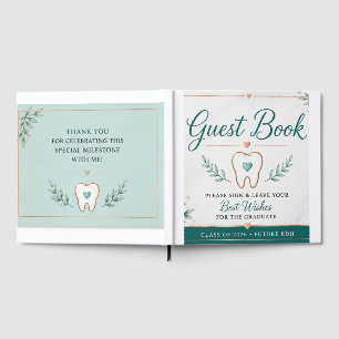 Dental Hygienist Graduation Guest Book RDH Class
