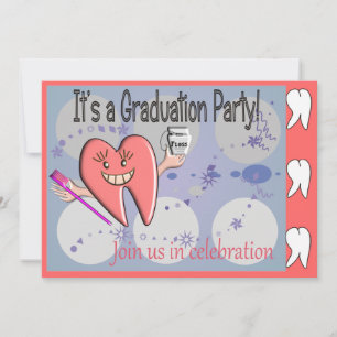 Dental Hygienist Graduation Invitations