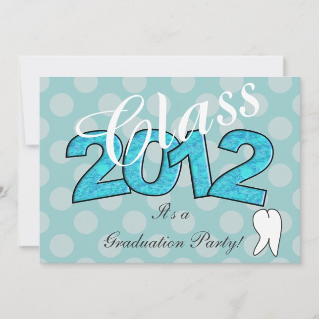 Dental Hygienist Graduation Party Invitations 2012 (Front)