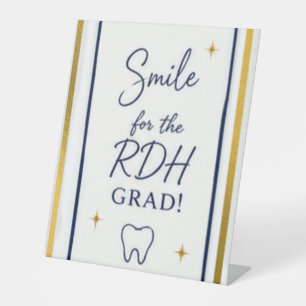 Dental Hygienist Graduation Photo Booth Sign   Smi
