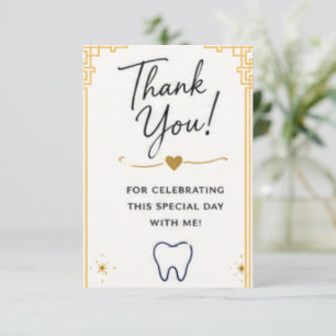 Dental Hygienist Graduation Thank You Card   Perso
