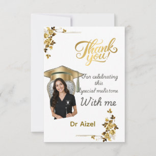 Dental Hygienist Graduation thankyou card