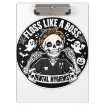 Dental Hygienist Halloween Skeleton
