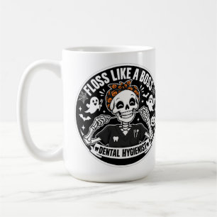 Dental Hygienist Halloween Skeleton  Coffee Mug