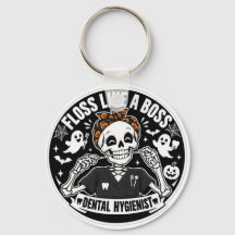Dental Hygienist Halloween Skeleton