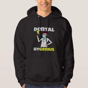 Dental Hygienist Hygenius Dentist Gift Dentistry S Hoodie