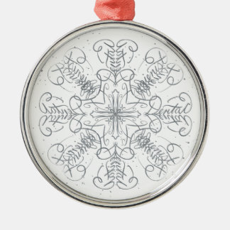 Dental Hygienist - Job Career Snowflake Word Art Metal Ornament