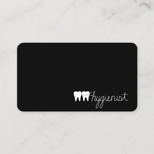 Dental Hygienist Networking Card (Front)